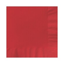 Custom 6-1/2 Square Claret Luncheon Napkin, 3-Ply Tissue, 100/Pack