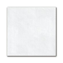Custom 6-1/2 Square White Uncoined Luncheon Napkin, 3-Ply Tissue, 100/Pack