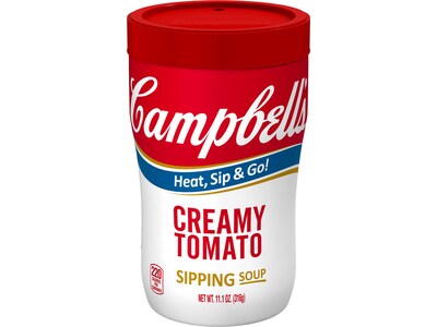 Campbell's On The Go Creamy Tomato Soup, 11.1 Oz., 8/Pack (14981)