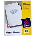 Avery Sleeve Report Covers, Letter, Clear, 12/Pack (72311)