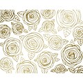 JAM Paper® Everyday Blank Note Card Sets, 3 7/8 x 5, Golden Blooms, 20 Cards & Envelopes (52686980