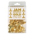 JAM Paper Bulldog Clip, Gold, 25/Pack (373933553B)