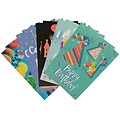 JAM PAPER Assorted Birthday Cards & Matchings Envelope Set, 4 x 6, Birthday Bash, 10 Cards/Pack (952