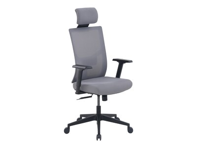 La-Z-Boy Mesh Back Molded Foam Computer and Desk Chair, Gray (51448)