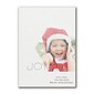 Custom 5" x 7" Joyful Holiday Photo Card, White Smooth 115#, 25/Pack