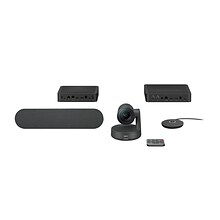 Logitech Rally Ultra-HD Video Conferencing System with Automatic Camera Control, Speaker and Mic Pod