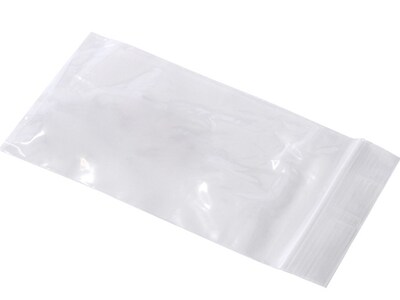 8 x 10 Reclosable Poly Bags, 6 Mil, Clear, 500/Carton (3825A)