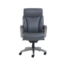 La-Z-Boy Leather Executive Chair, Gray (51446)