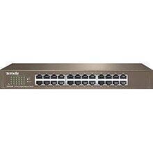 Tenda TEG1024D 24-Port Gigabit Ethernet Unmanaged Switch, Up to 2000 Mbps, Brown (TEG1024D)