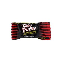 Turbo Truffles Energy Chocolate Truffles Coffee Craze, 50/Pack (220-00986)