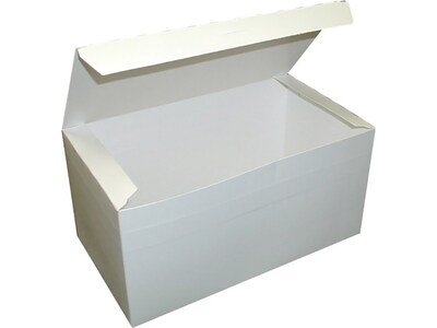 Dixie Paperboard Food Takeout Box, 4.5 x 9 x 5, White, 250/Carton
