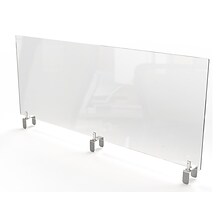 Ghent Clamp 18 x 48 Acrylic Non-Tackable Panel Extender, Clear (PEC1848-A)