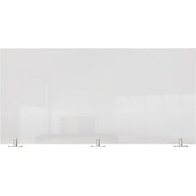 Ghent 24.06 x 47.5 Acrylic Non-Tackable Panel Extender, Clear (PEC2448-T)