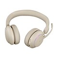 Jabra Evolve2 65 MS Stereo Wireless Noise Canceling Headset, Over-the-Head, Beige (26599-999-898)