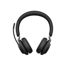 jabra Evolve2 65 MS Stereo USB-A Bluetooth Stereo Computer Headset, UC Certified, Black (26599-999-8