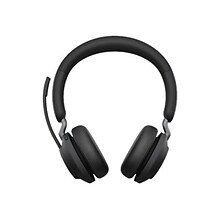 jabra Evolve2 65 UC Stereo USB-A Bluetooth Stereo Computer Headset, UC Certified, Black (26599-989-9