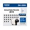 Brother DK-2205 Wide Width Continuous Paper Labels, 2-4/10 x 100, Black on White, 24 Rolls/Box (DK