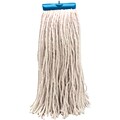 Unisan® Lieflat Wet Mop; Cotton, Cut End, 12 MopHeads/Case
