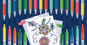 How to color like a boss: Gel pens and coloring books for adults