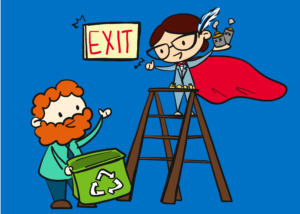 replacing emergency light batteries