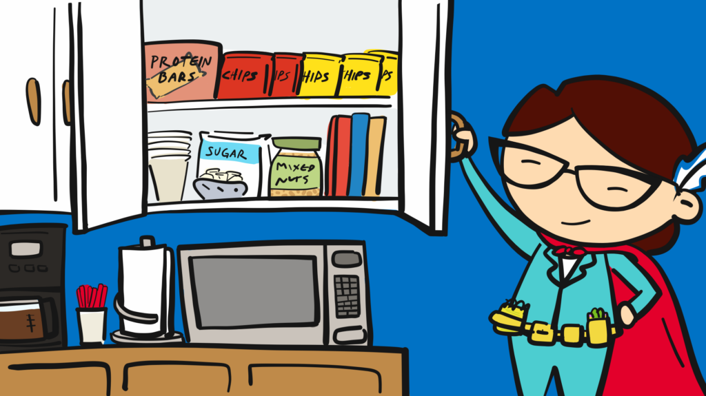 Stock the breakroom to keep employees energized and motivated