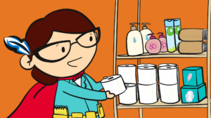 stock washroom properly