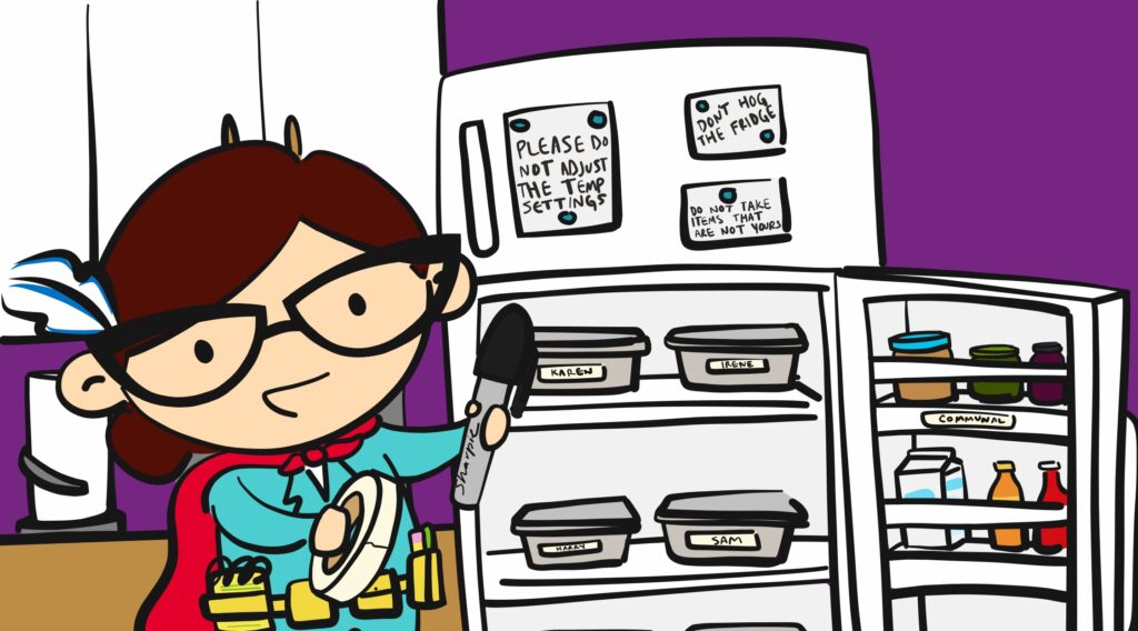 How to end office fridge battle