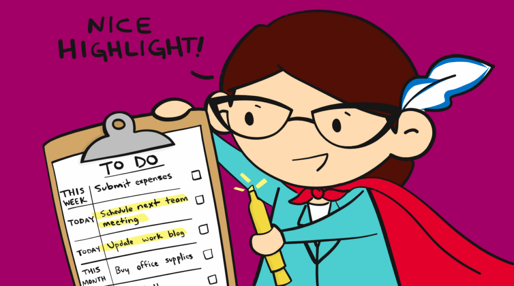 invention highlighter productivity tip