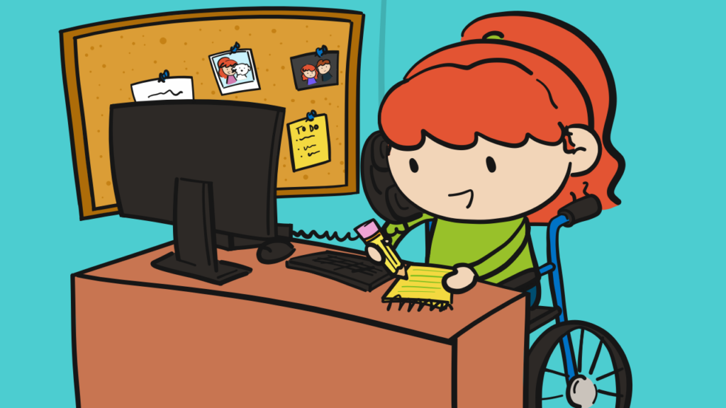 workplace etiquette interact person disability