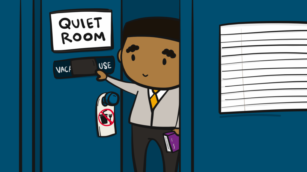How to create a quiet room at work