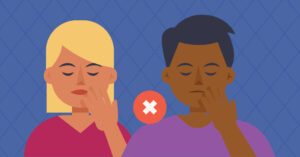 How to stop touching your face at work