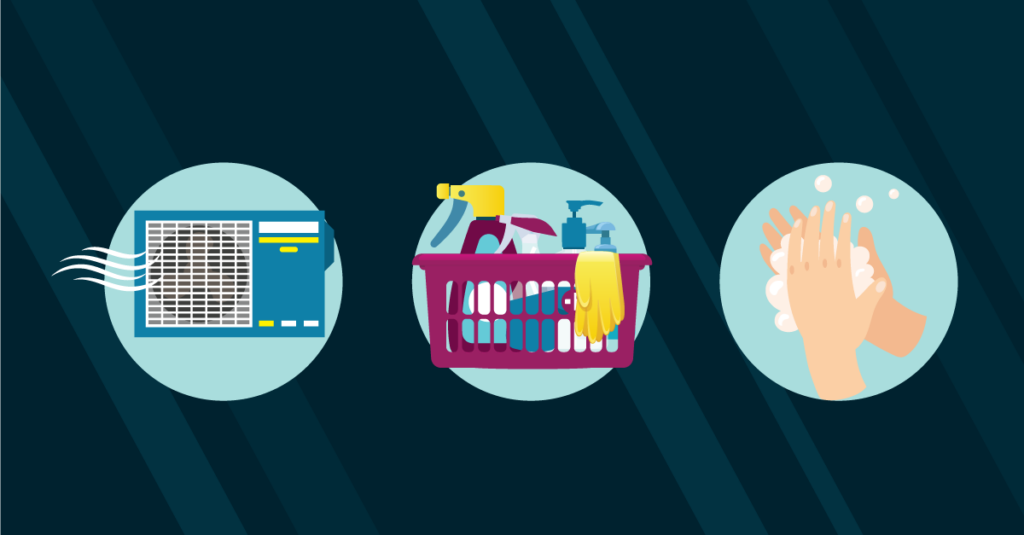 What’s the difference between antimicrobial and antibacterial cleaning supplies?
