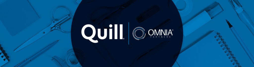 Quill and OMNIA Partners logos