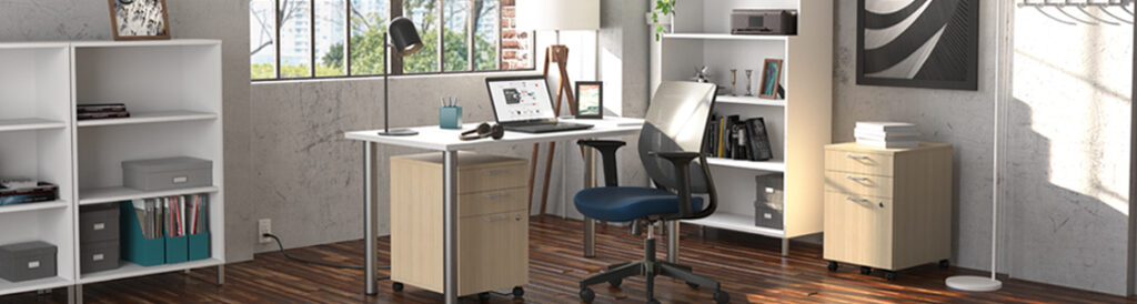 An organized workspace