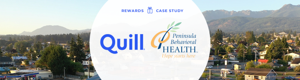 Quill logo and Peninsula Behavioral Health logo