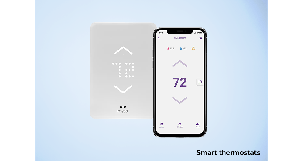 Smart thermostats and app