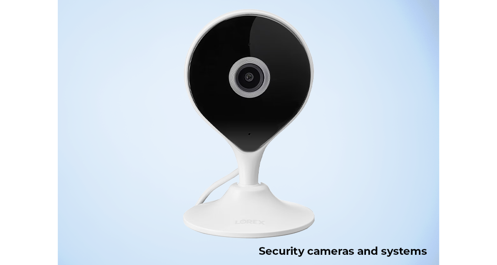 Security cameras and systems