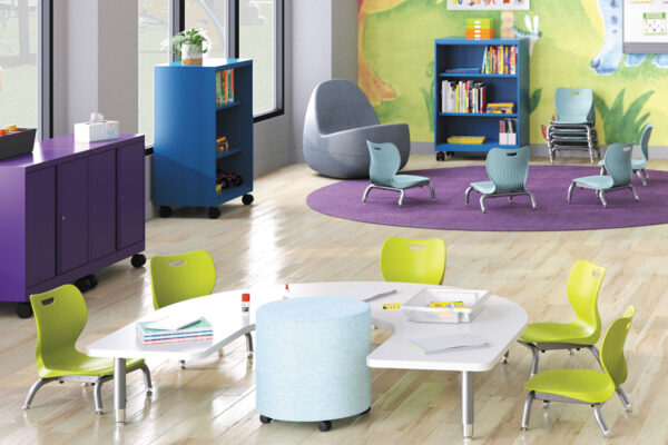 classroom tables and chairs