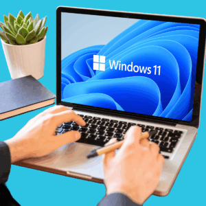 a laptop with windows 11