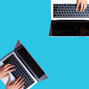 two laptops