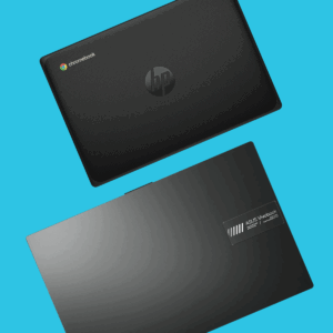 a chromebook and a laptop