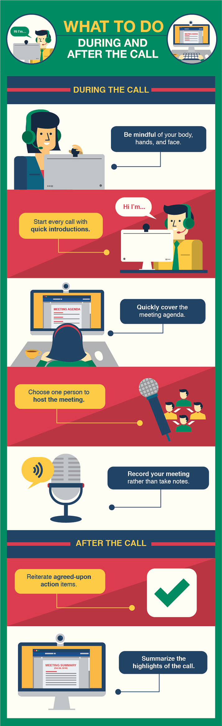 Web conference tips