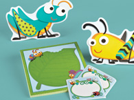 Boho Birds: Make decorating a snap with this bright, adorable design.