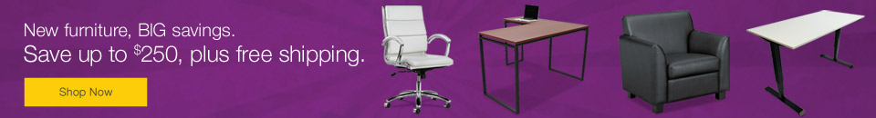 New furniture, big savings.Save up to $250, plus free shipping.