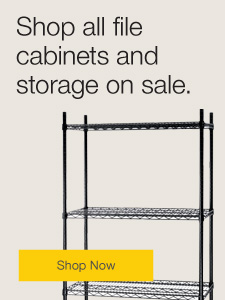 Shop all file cabinets and storage supplies on sale.