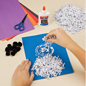 Shredded Snowman