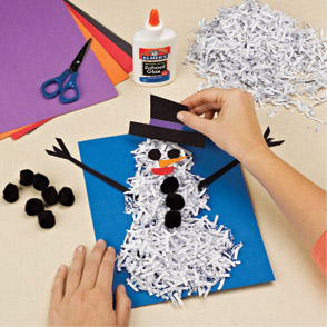 Shredded Snowman