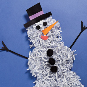 Shredded Snowman