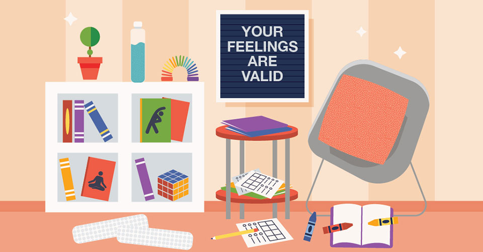 How to create a classroom calming corner