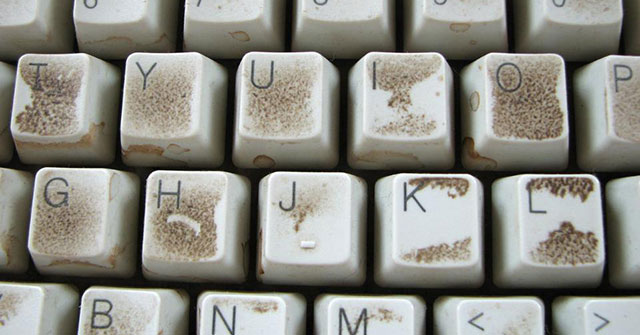 Dirty keyboard